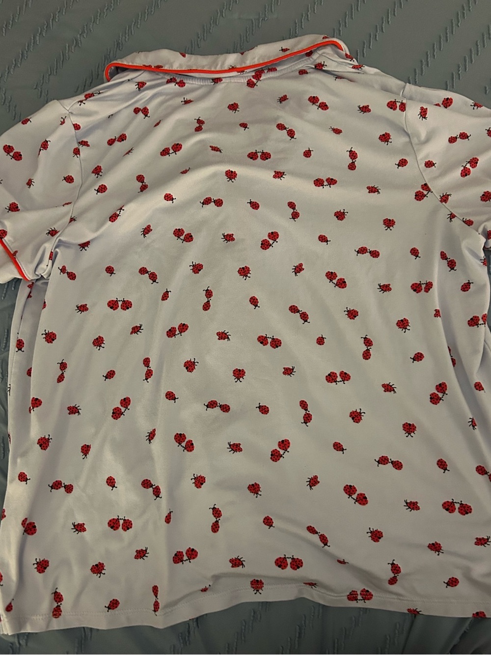 Button Down Matching Pajama Set - Picture 2 of 6